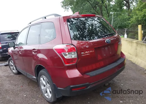 2016 Subaru Forester 2.5I Premium из США, поврежденный, VIN JF2SJADC8GH405813